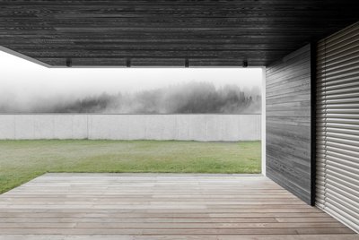 Holzverkleidung am Wohnhaus - Pfalzen