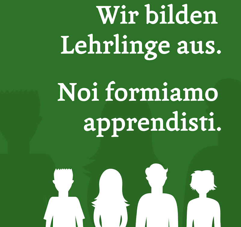 Wir bilden Lehrlinge aus